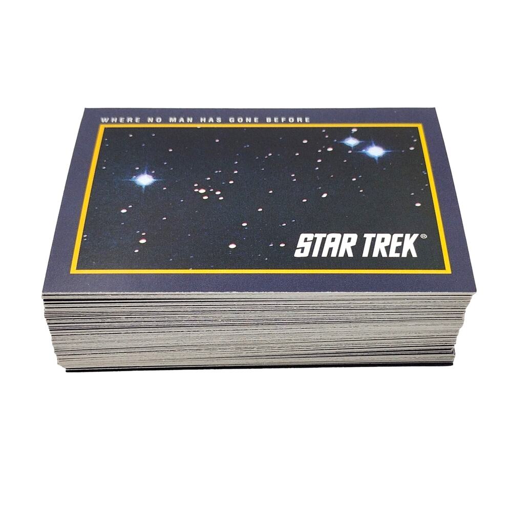 Lot of Star Trek Original Series 72 Cards Near Complete Impel 1991 Kirk Spock